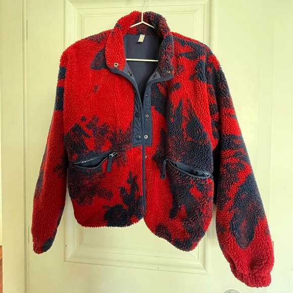 Free People Jackets & Blazers - Free People hit the slopes fleece Jacket size XS